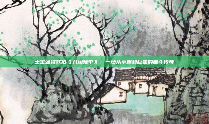 王宝强贷款拍《八角笼中》:一场从草根到巨星的奋斗传奇